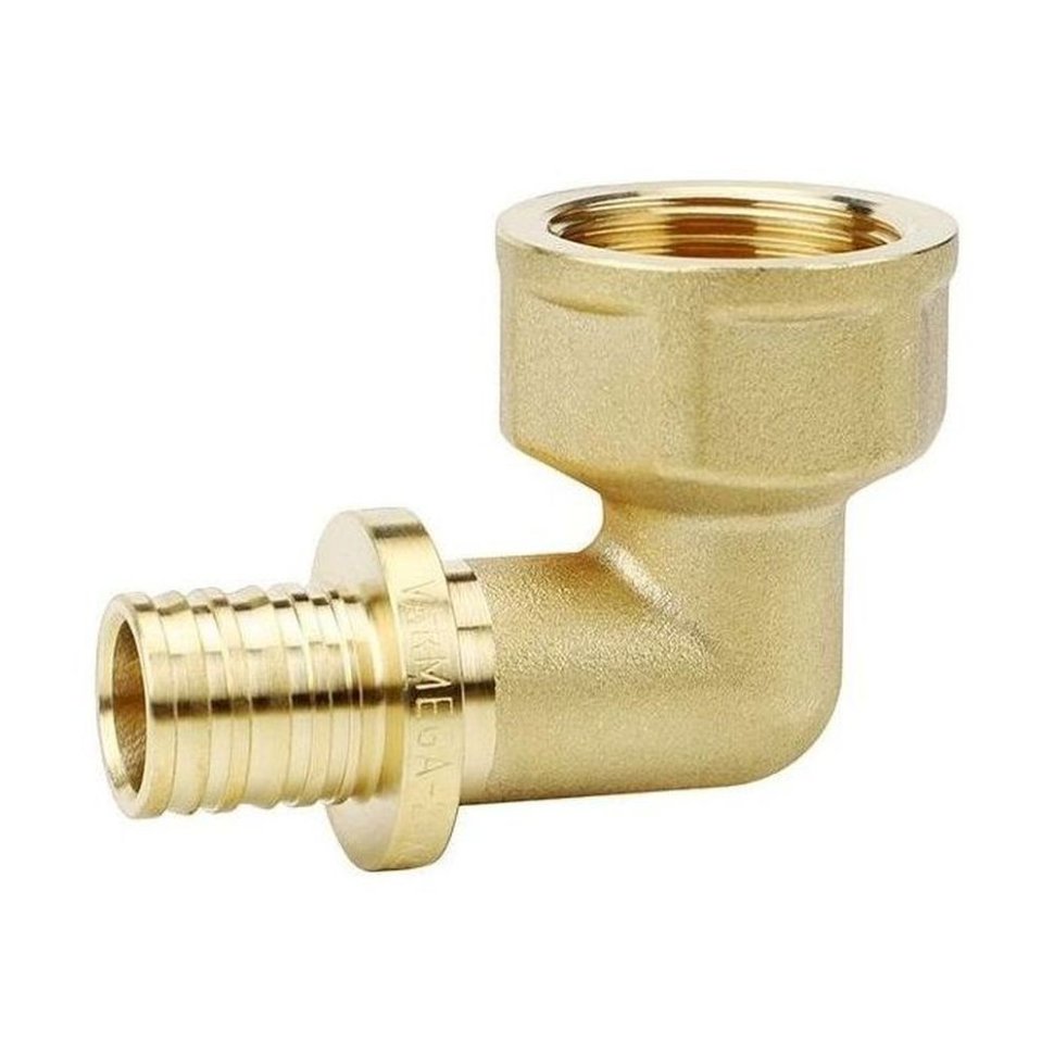 Угол VARMEGA Slide-fit 90 гр., ВР, 25x1, аксиальный, латунь, VM51517