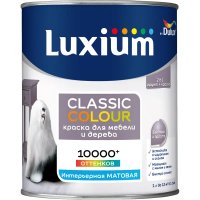 Краска для деревянных панелей моющаяся Luxium Classic Colour матовая цвет прозрачный база BC 0.9 л Краска для деревянных панелей моющаяся Luxium Classic Colour матовая цвет прозрачный база BC 0.9 л