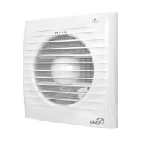Вентилятор осевой вытяжной Era Modern D125 мм 36 дБ 183 м3/ч обратный клапан цвет белый Вентилятор осевой вытяжной Era Modern D125 мм 36 дБ 183 м3/ч обратный клапан цвет белый