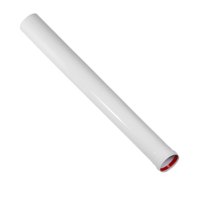Удлинитель коаксиального дымохода раструбн. Royal Thermo 60/100, 1000 мм