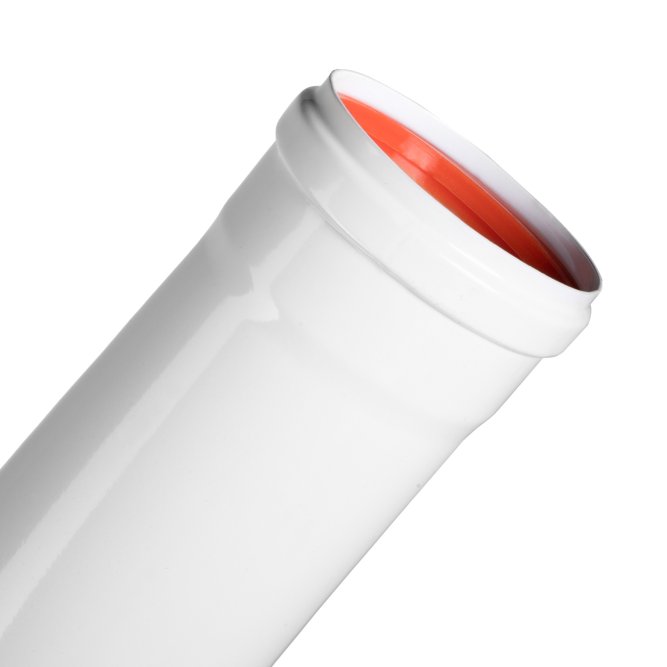 Удлинитель коаксиального дымохода раструбн. Royal Thermo 60/100, 1000 мм