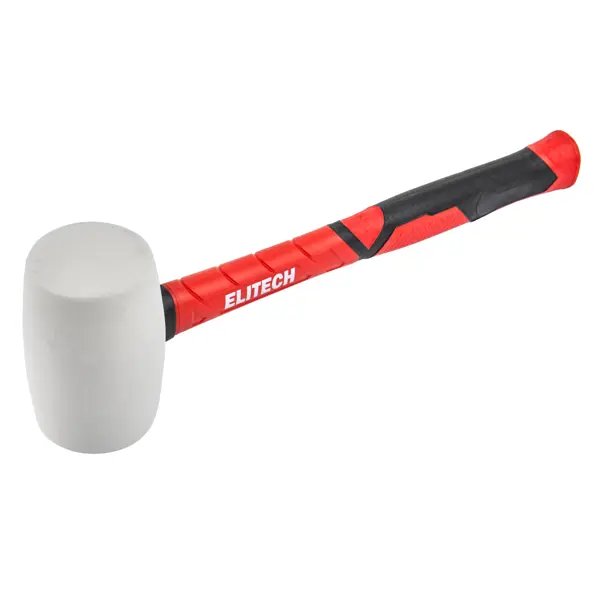 Киянка резиновая белая Elitech 620102 450 г