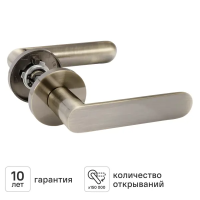Дверная ручка на розетке KREAFORTA Шуя без запирания цвет бронза Дверная ручка на розетке KREAFORTA Шуя без запирания цвет бронза