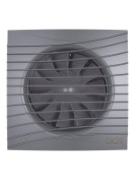 Вентилятор накладной SILENT D125 обратный клапан Dark gray metal DICITI
