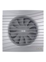 Вентилятор накладной SILENT D125 обратный клапан Gray metal DICITI