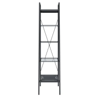 Стеллаж для ванной KONSENSA Бруклин 40x35x170 см цвет черный