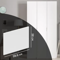 Дверь для шкафа Лион София 39.6x38x1.8 см ЛДСП цвет белый матовый
