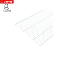 Полка проволочная Larvij 90.3x40.6 см металл цвет белый