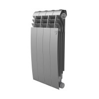 Радиатор биметаллический Royal Thermo BILINER B 500 Серебристый - 4 секц. Радиатор биметаллический Royal Thermo BILINER B 500 Серебристый - 4 секц.