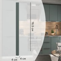 Угол для кухонного шкафа Инта 4x76.5 см Delinia ID МДФ цвет зеленый Угол для кухонного шкафа Инта 4x76.5 см Delinia ID МДФ цвет зеленый