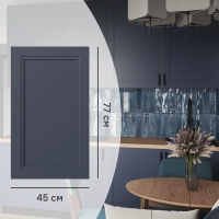 Фальшпанель для кухонного шкафа Котлас 45.5x76.8 см KONSENSA МДФ цвет синий Фальшпанель для кухонного шкафа Котлас 45.5x76.8 см KONSENSA МДФ цвет синий