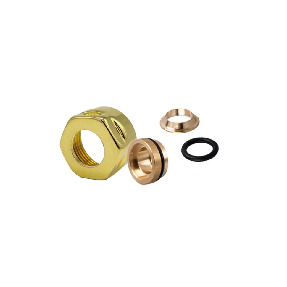 Фитинг SR Rubinetterie для медной трубы 15х3/4"E, цвет золото