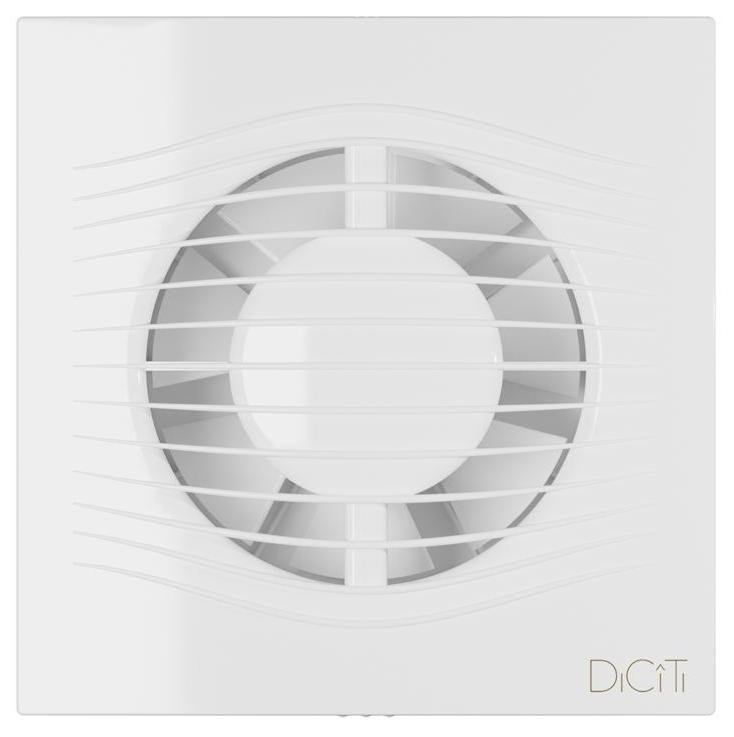 Вентилятор накладной SLIM D100 обратный клапан DICITI