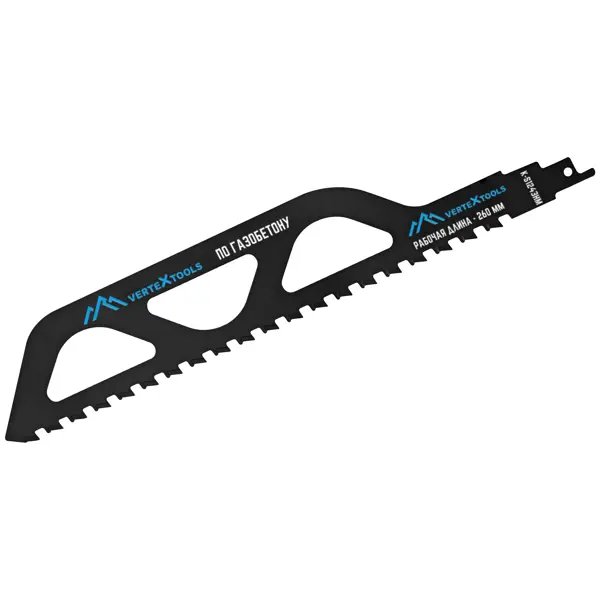 Полотно для сабельной пилы по газобетону Vertextools K-S1243HM 305 мм
