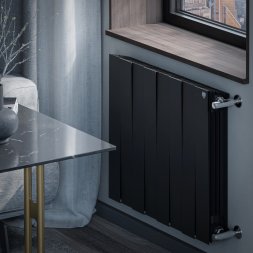 Радиатор биметаллический Royal Thermo PianoForte 500 Чёрный - 8 секц.