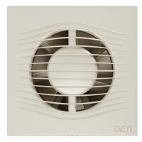 Вентилятор накладной SLIM D100 обратный клапан Ivory DICITI