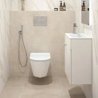 Настенная плитка Kerama Marazzi Фантазия бетон 29.6x59.5 см 1.8 м² матовая цвет бежевый