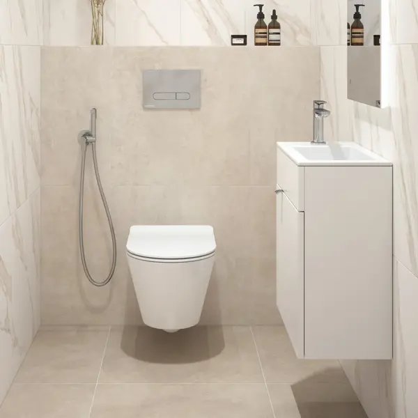 Настенная плитка Kerama Marazzi Фантазия бетон 29.6x59.5 см 1.8 м² матовая цвет бежевый