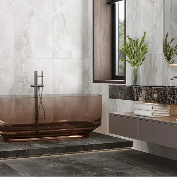 Глазурованный керамогранит Alma Ceramica Edition 07 60x120 см 1.44 м² лаппатированный цвет серый