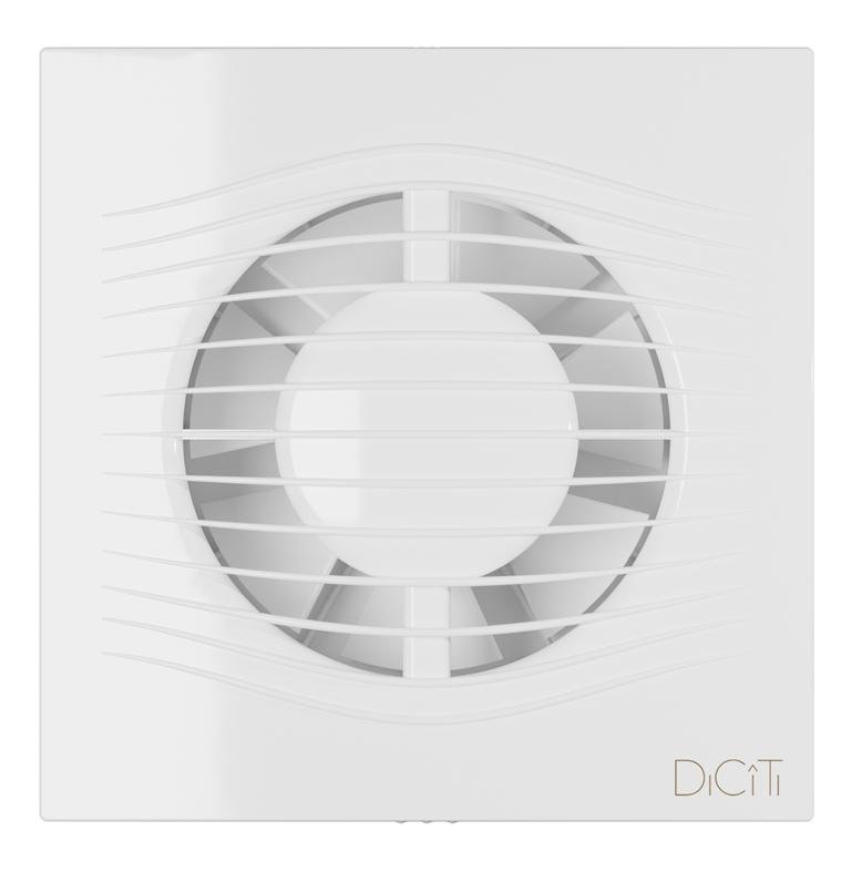 Вентилятор накладной SLIM D100 обратный клапан MRH DICITI