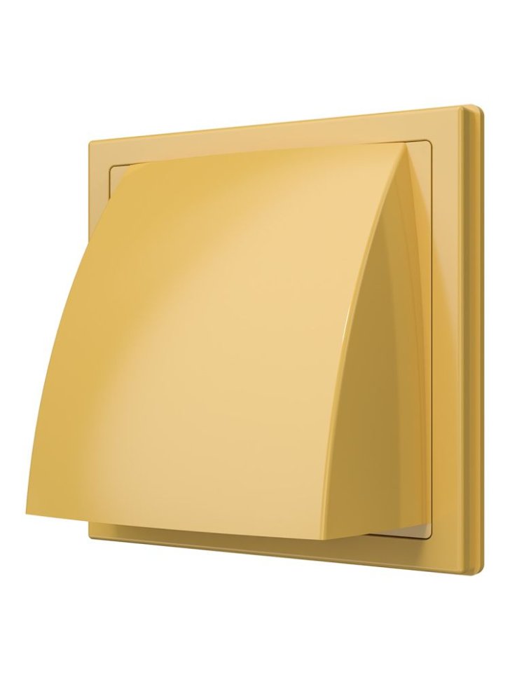 Выход стенной КФВ фланец D125 обратный клапан 150х150 ASA Beige ERA