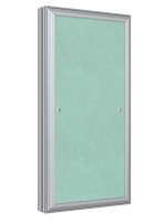 Люк ревизионный D Ceramo Base 200х400 скрытый монтаж съемный алюминий EVECS