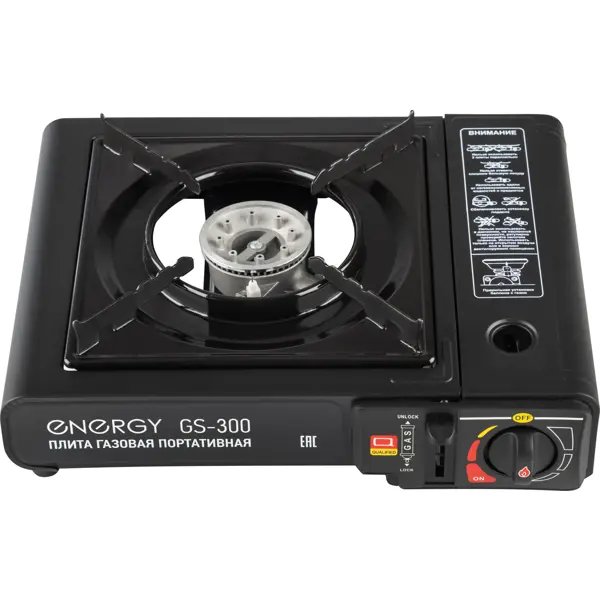 Плитка газовая Energy GS-300 28x24x11.5 см 1 горелка