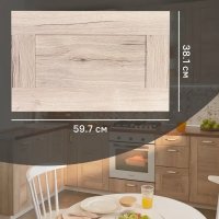 Фасад выдвижного ящика Касли 59.7x38.1 см KONSENSA ЛДСП цвет светлое дерево Фасад выдвижного ящика Касли 59.7x38.1 см KONSENSA ЛДСП цвет светлое дерево