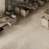 Глазурованный керамогранит Incolor Travertino Cream Relief 60x60 см 1.44 м² матовый цвет бежевый Глазурованный керамогранит Incolor Travertino Cream Relief 60x60 см 1.44 м² матовый цвет бежевый