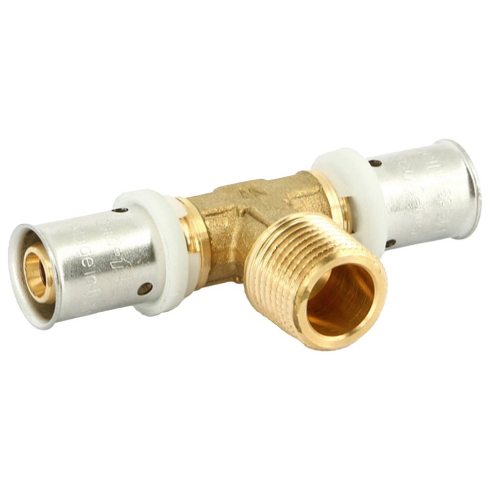 Тройник Uni-Fitt пресс-Н 20х1/2х20