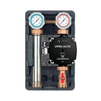 Насосная группа UK без смесителя, 1" с насосом Grundfos UPM3 Hybrid 25-60 Насосная группа UK без смесителя, 1" с насосом Grundfos UPM3 Hybrid 25-60