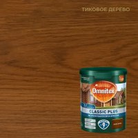 Защитно-декоративный антисептик лессирующий Omnitex Classic Plus полуматовый тик 0.9 л Защитно-декоративный антисептик лессирующий Omnitex Classic Plus полуматовый тик 0.9 л