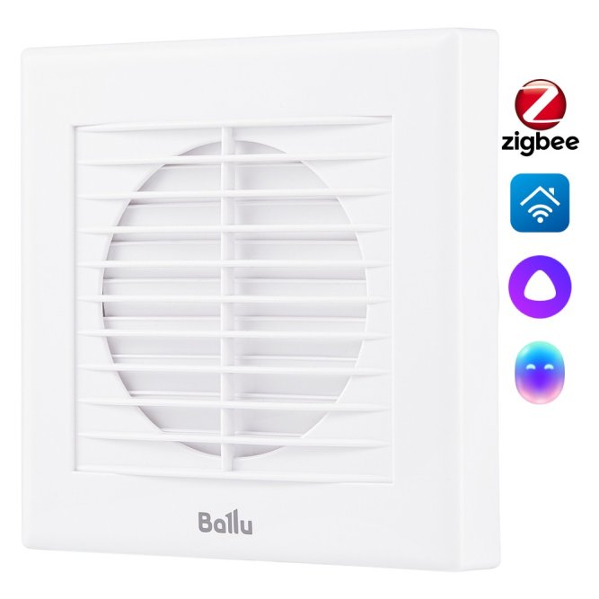 Вентилятор вытяжной Ballu BAF-EX 100 G с грав. жалюзи