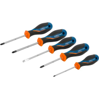 Набор отверток Dexter DEX_39 SL/PH/PZ, 5 шт. Набор отверток Dexter DEX_39 SL/PH/PZ, 5 шт.