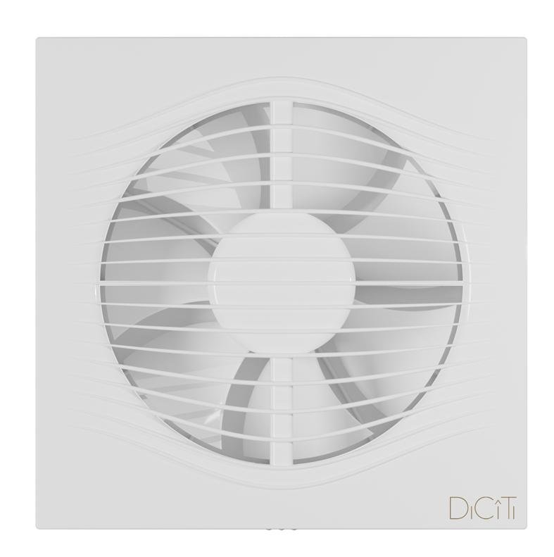 Вентилятор накладной SLIM D150 обратный клапан DICITI