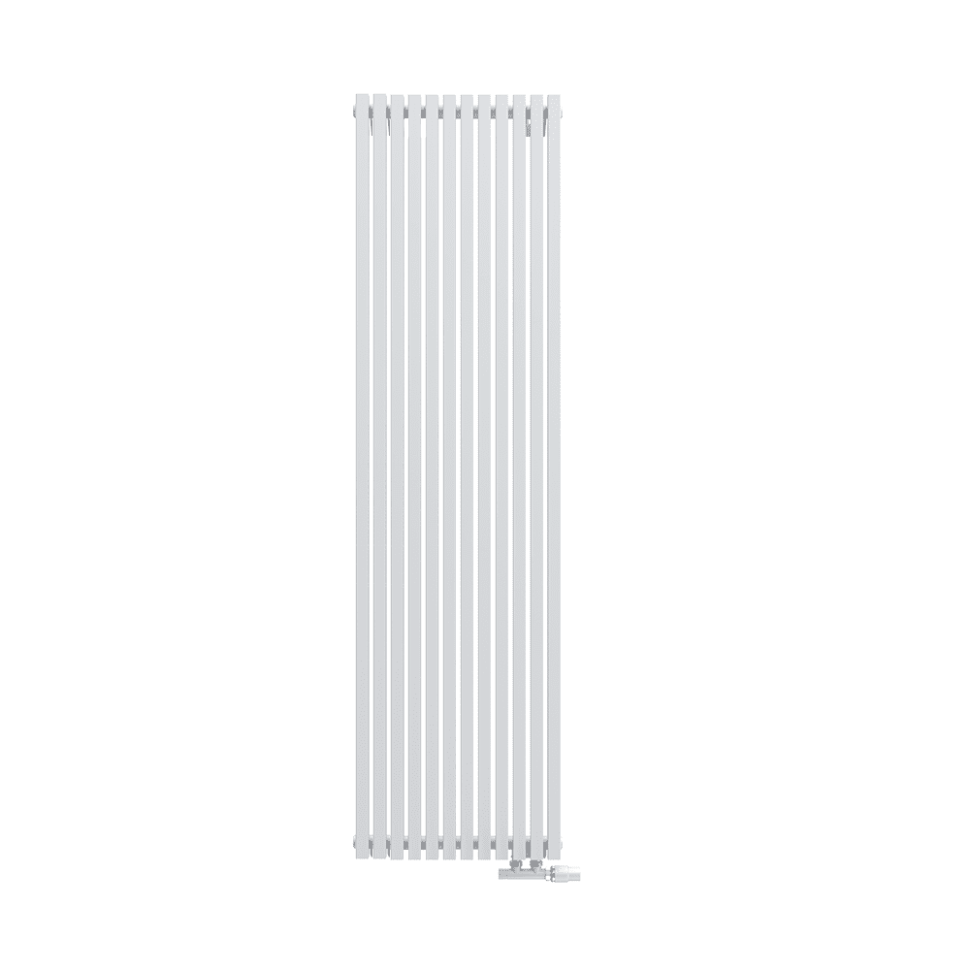 Радиатор КЗТО QUADRUM 30 V 1- 1750-12 RT RAL1T104S9016 (белый муар)