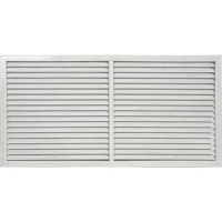 Решётка декоративная 60x120 см цвет ясень серый