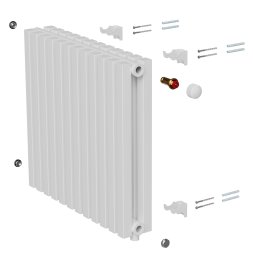 Дизайн-радиатор Royal Thermo Shift Q30 VC2050 - 08 секц. RAL9016