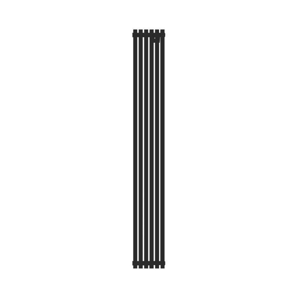 Радиатор КЗТО QUADRUM 30 V 1- 1750-6 RAL1T103S9005 (черный матовый муар)